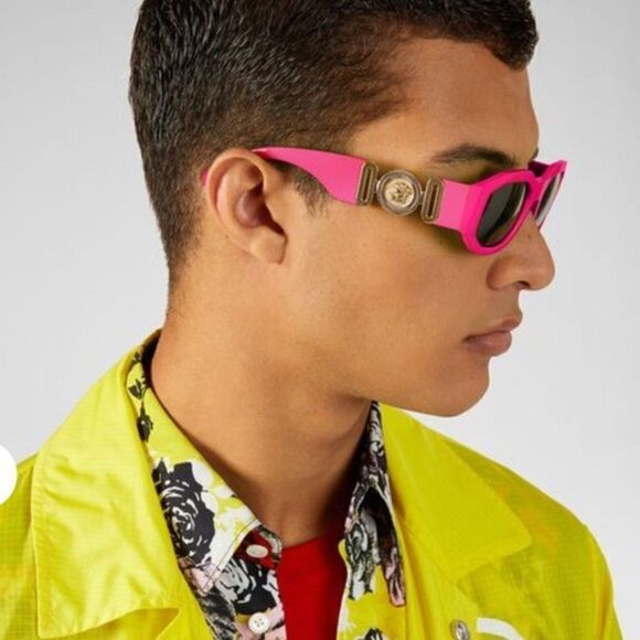 NEW Versace VE4361 531887 Fuchsia Pink Unisex Sunglasses BARBIE main image 4